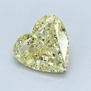 Natural Fancy Intense Yellow Diamond 1.11ct | SI2 | Heart