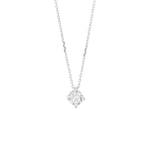 0.50 Carat Round Diamond Solitaire Pendant Necklace