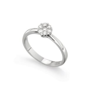 0.23 Carat Diamond Ring in 18K White Gold 0.23 Carat Diamond Ring in 18K White Gold