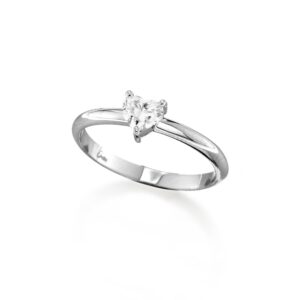 0.38 Carat Heart Shaped Diamond Ring