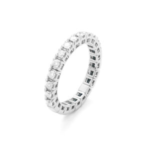 0.45 ct. Full Diamond Eternity Ring in 14K White Gold