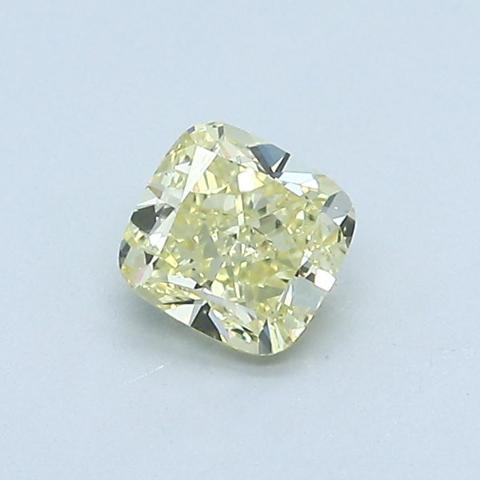 Natural Fancy Yellow Diamond 0.61ct | VS1 | Cushion - BEVELI