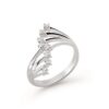 Multi Stone Diamond Ring in 18K White Gold